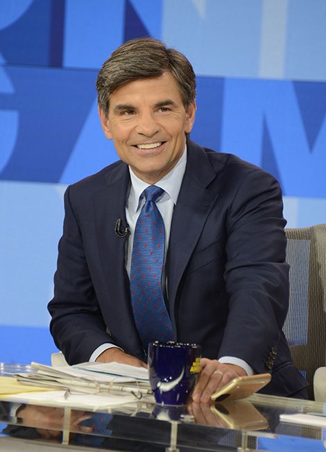 george stephanopoulos sits as anchor on gma