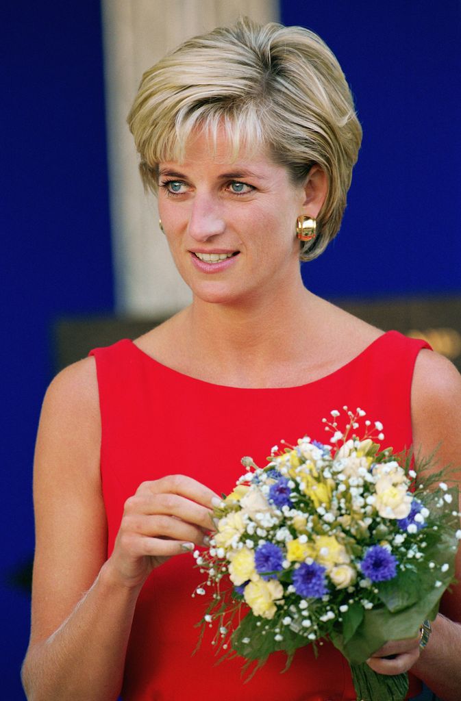 Diana, Princess of Wales at Northwick Park and St Mark's Hospital in Harrow, Middlesex