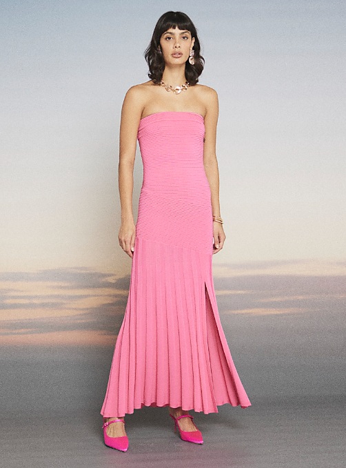 pink river island dress 