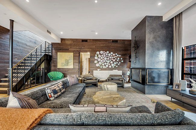John Legend Chrissy Teigen penthouse living room