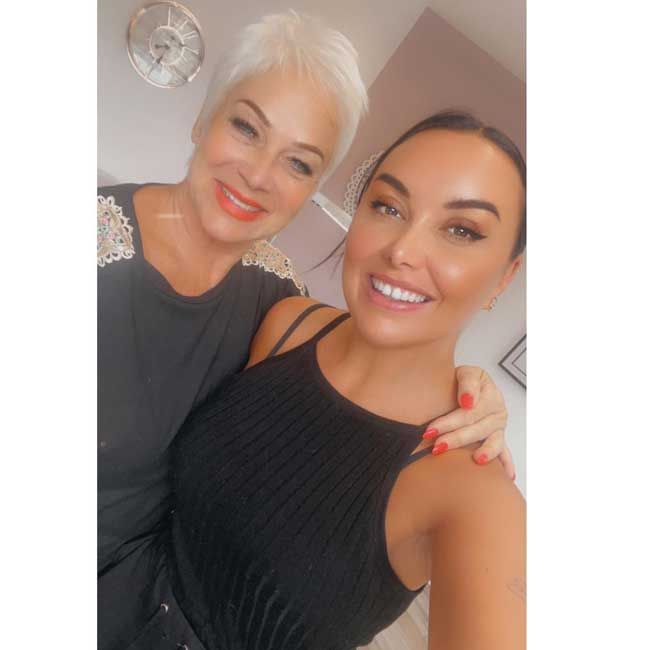 denise welch brows before after