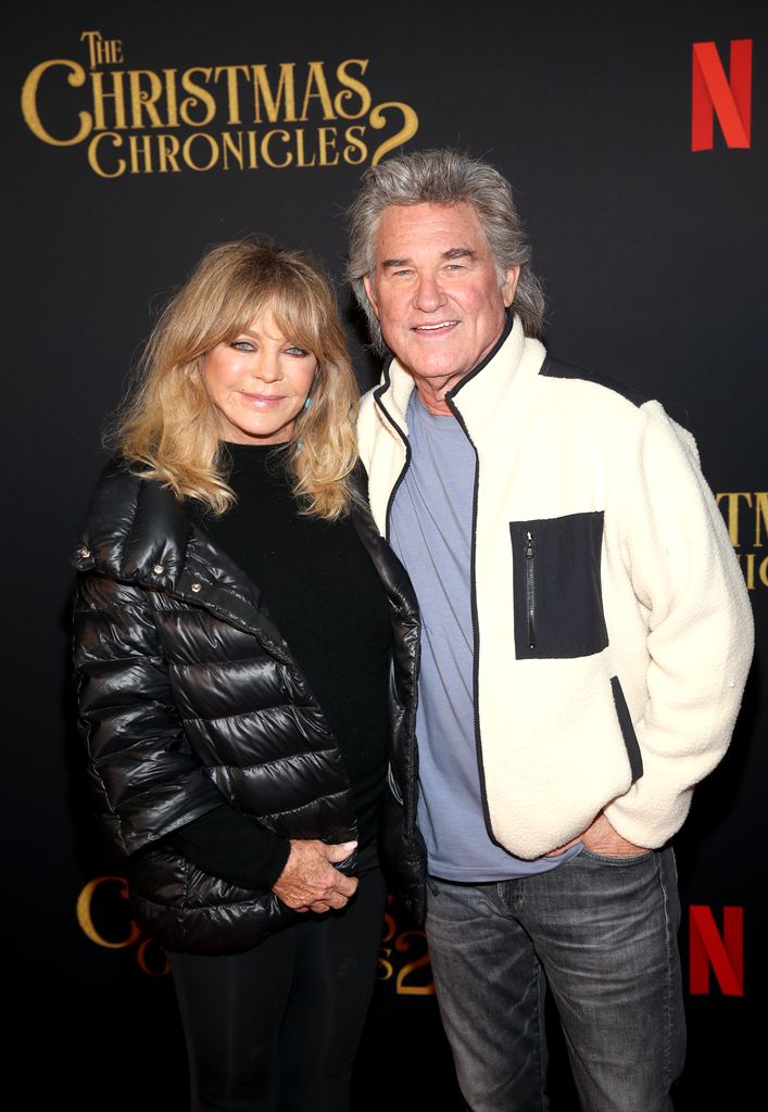 goldie hawn and kurt russell the christmas chronicles premiere 2020