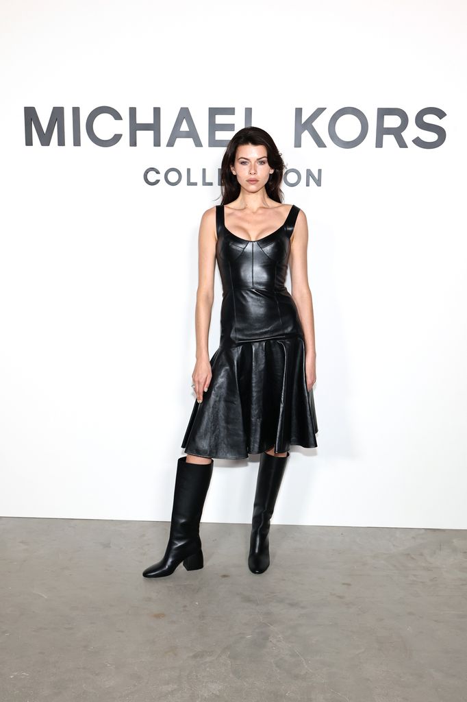 Georgia Fowler attends the Michael Kors Collection Spring/Summer 2026 Runway Show at Terminal Warehouse on September 11, 2025 in New York City