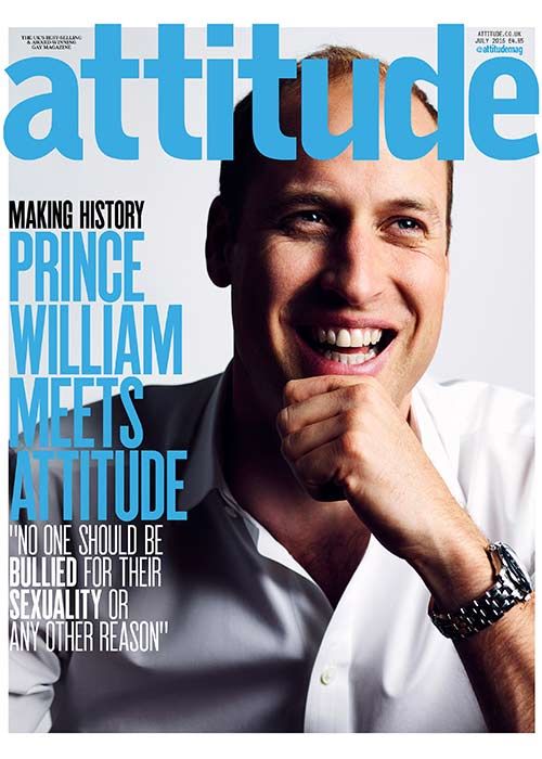 Prince William's magazine cover set to be one of Attitude's best ever ...