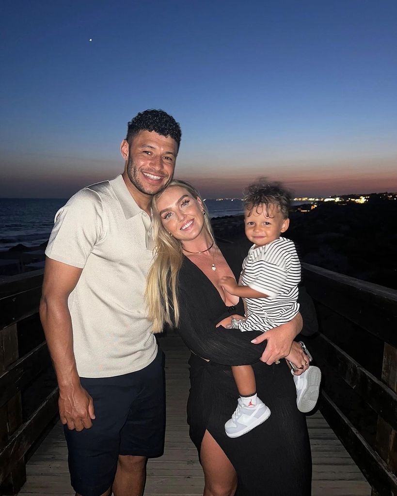 perrie edwards holiday photo alex oxlade chamberlain son axel