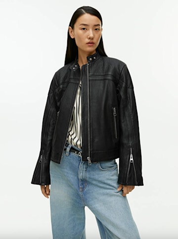 Arket leather jacket