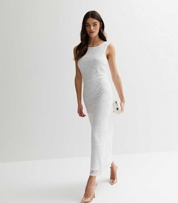 New Look white lace dress