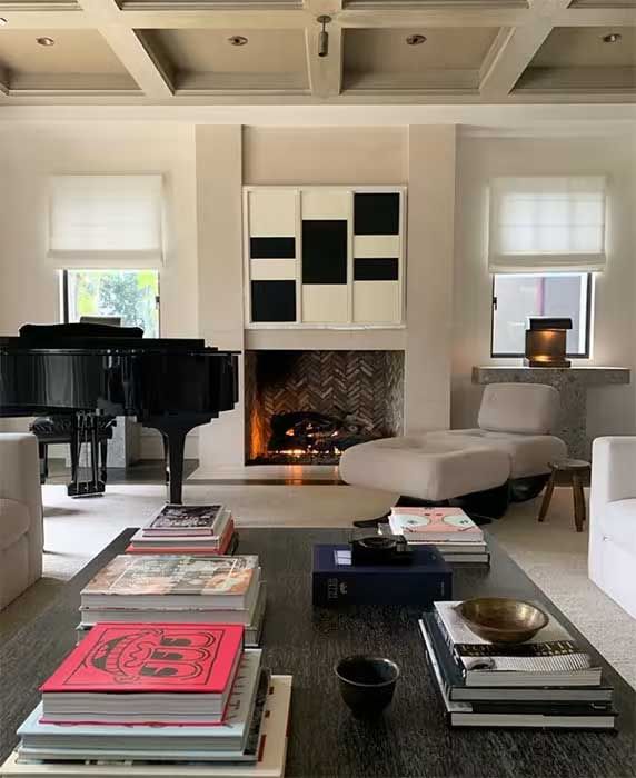 Kourtney Kardashian house living room