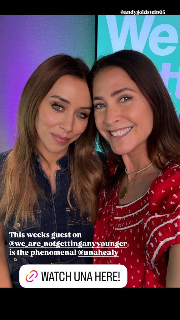Lisa Snowdon with Una Healy on her podcast