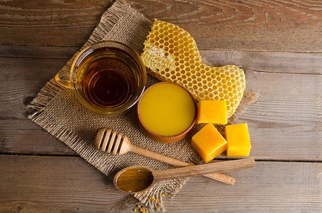 Beeswax is perfect for nourishing dry skin