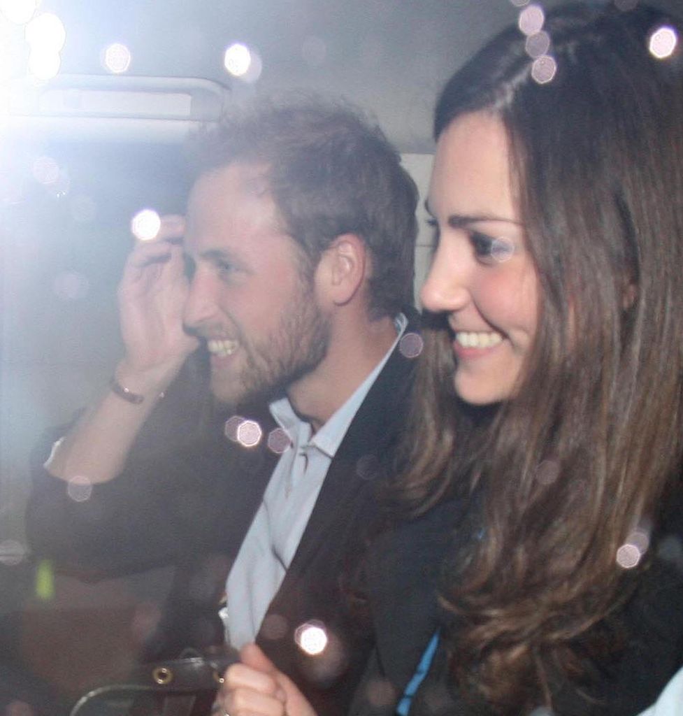 Prince William and Kate Middleton en route to Whiskey Mist nightclub