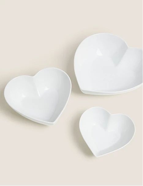marks and spencer heart shaped bowls