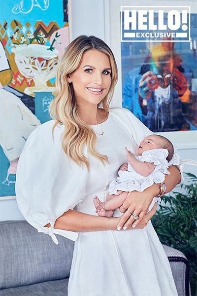 vogue williams holding baby