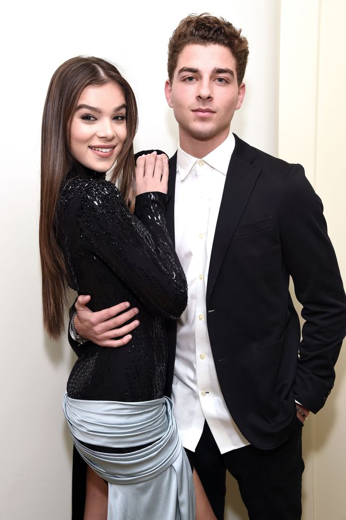 Hailee Steinfeld  and Cameron Smoller attend W Magazine Celebrates the Best Performances Portfolio and the Golden Globes with Audi and Moet & Chandon at Chateau Marmont on January 5, 2017