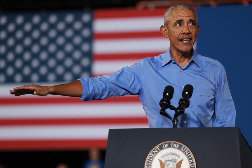 The former president will join Bruce at a rally in Philadelphia on Monday