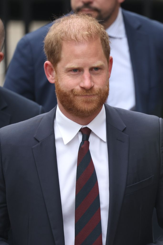 Prince Harry in a blue suit