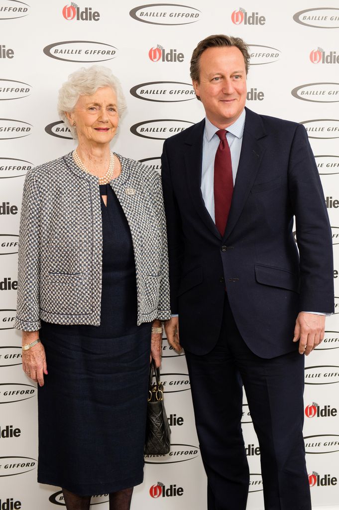 Mary Cameron and David Cameron at the Oldie of the Year Awards