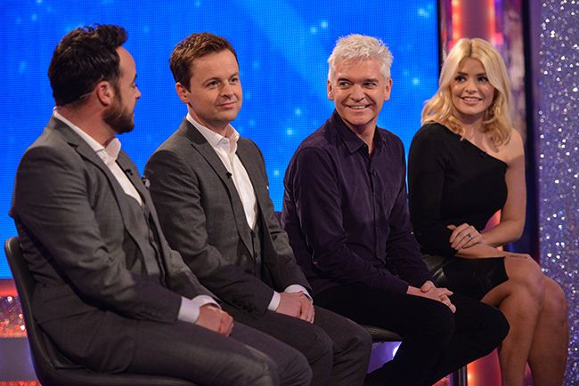ant and dec on saturday night takeaway with holly and phil