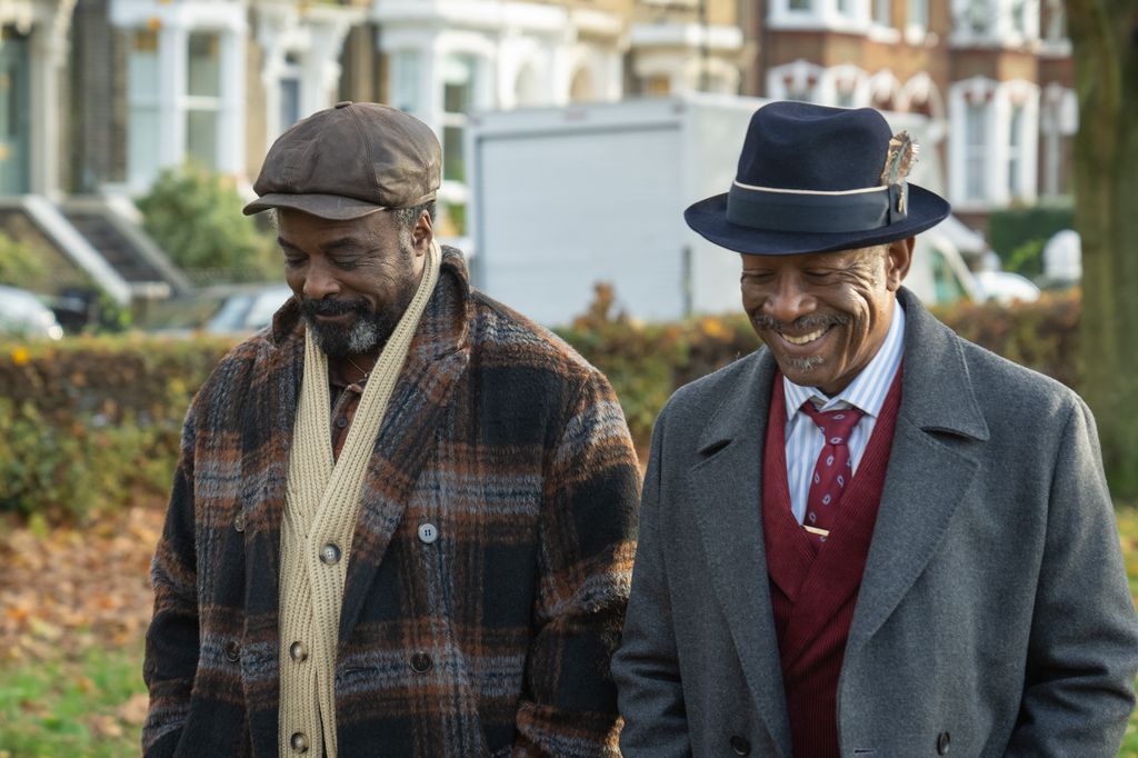 Barry Walker (LENNIE JAMES) & Morris De La Roux (ARIYON BAKARE) in Mr Loverman