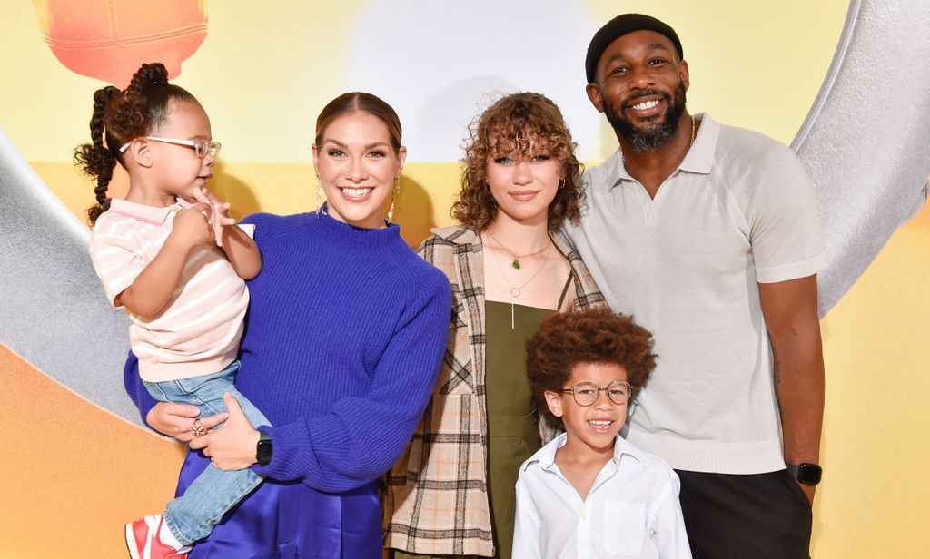 Stephen tWitch Boss and wife Allison Holker with their children 