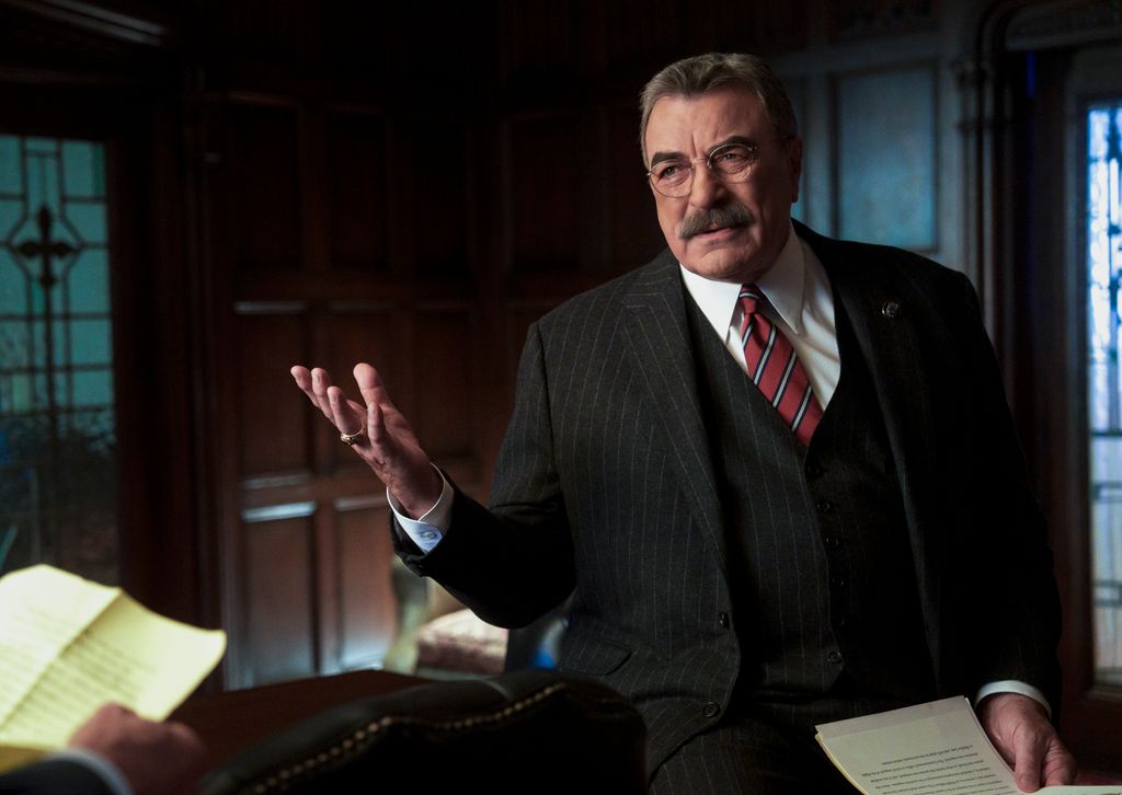 Tom Selleck as Frank Regan on Blue Bloods, 2023