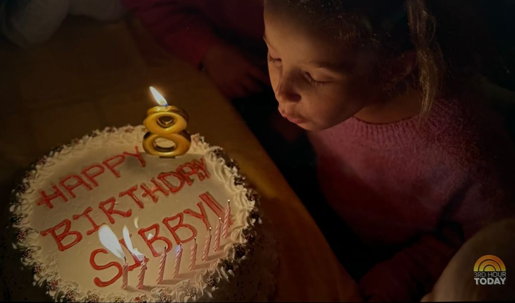 Photo shared by Craig Melvin during the Today Show November 18 of his daughter Sybil's eighth birthday