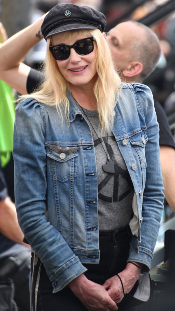 Daryl seen at the "Fighting Oligarchy" rally