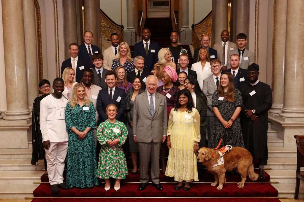 Prince's Trust Awards winners during a reception at Buckingham Palace 