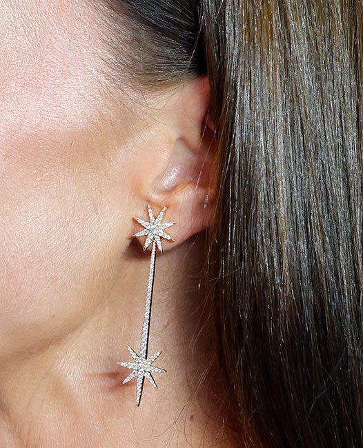 kate middleton star drop earrings