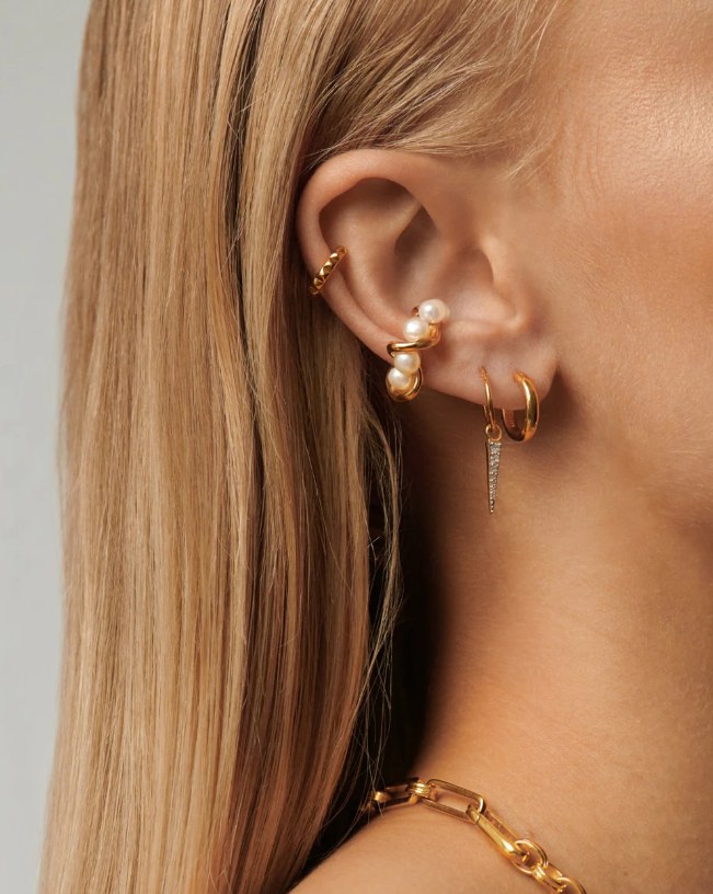 Twisted Double Ear Cuff - Missoma