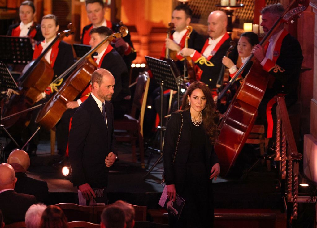 william and kate at event in smart outfits 