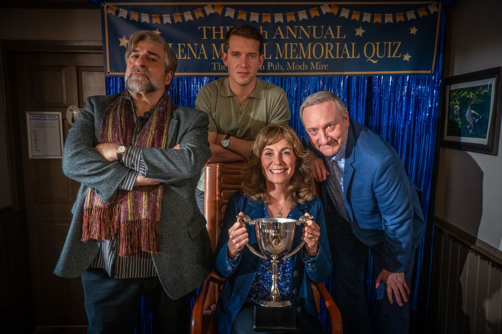 Othello Khan (OMID DJALILI), DS Jamie Winter (NICK HENDRIX), Sarah Barnaby (FIONA DOLMAN) and DCI John Barnaby (NEIL DUDGEON)