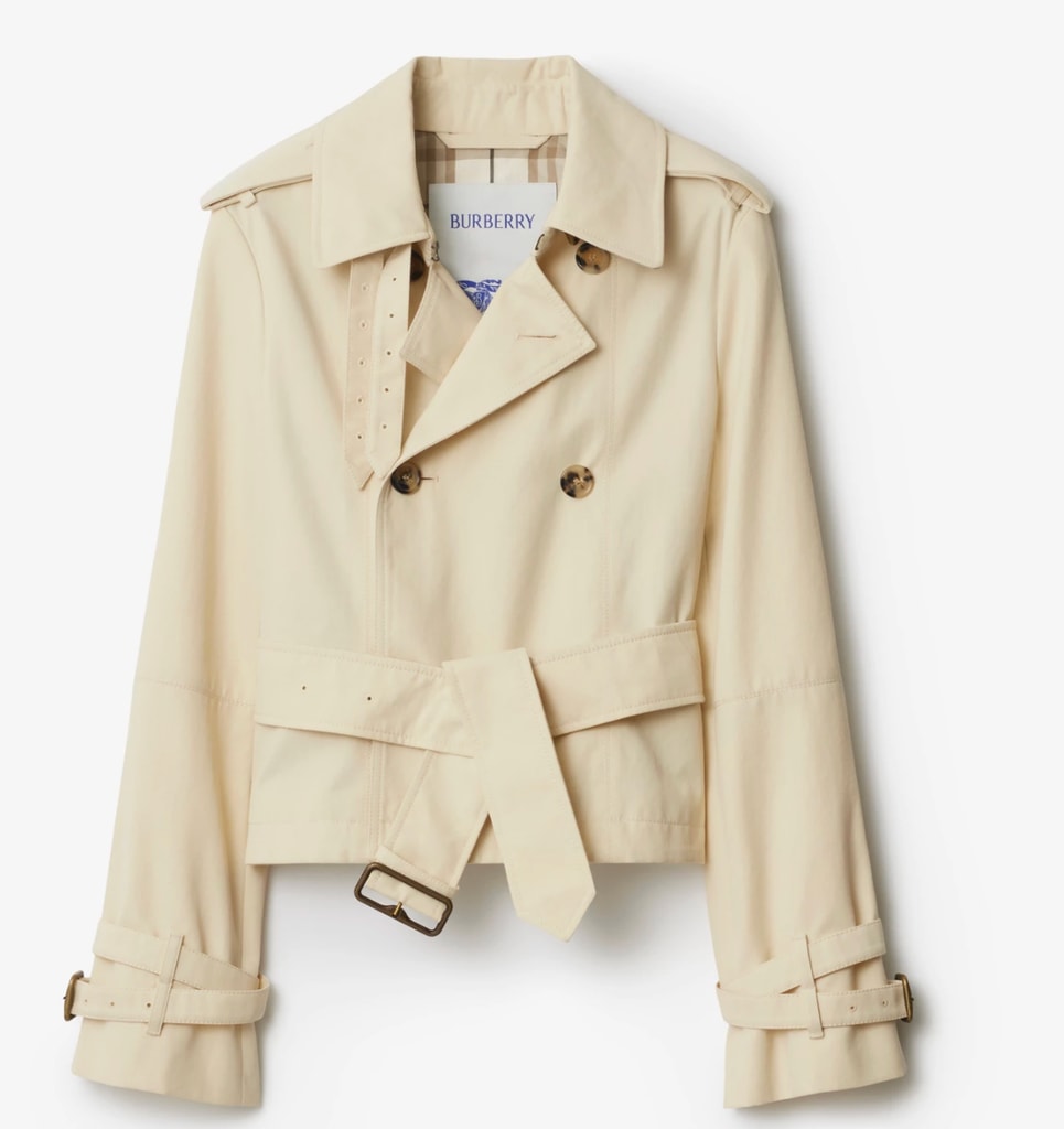 Burberry cropped trench