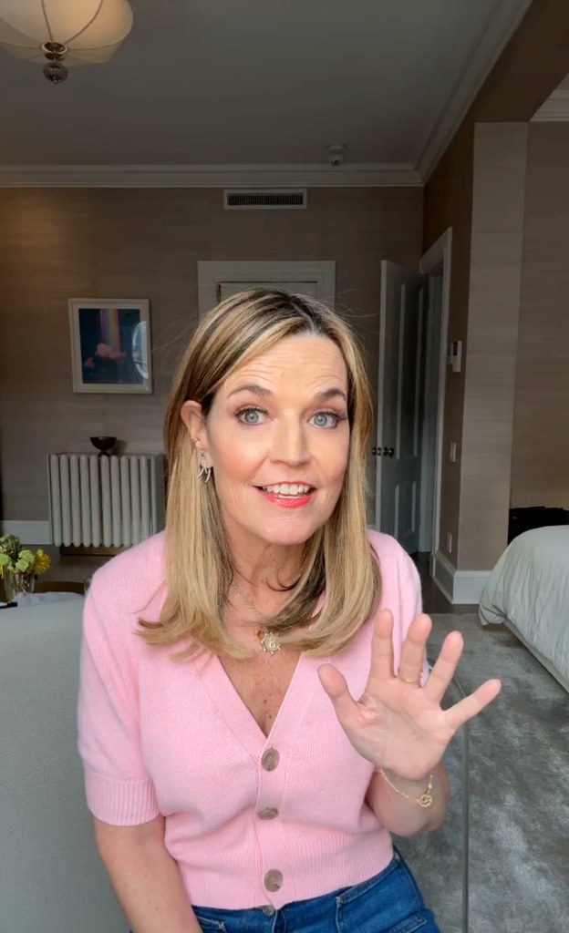Savannah Guthrie inside her bedroom in NYC