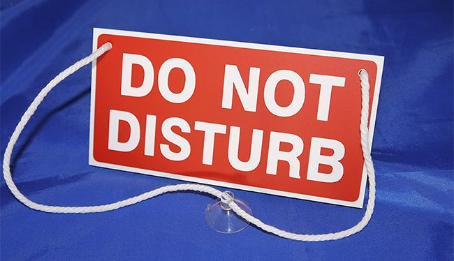 amazon do not disturb sign