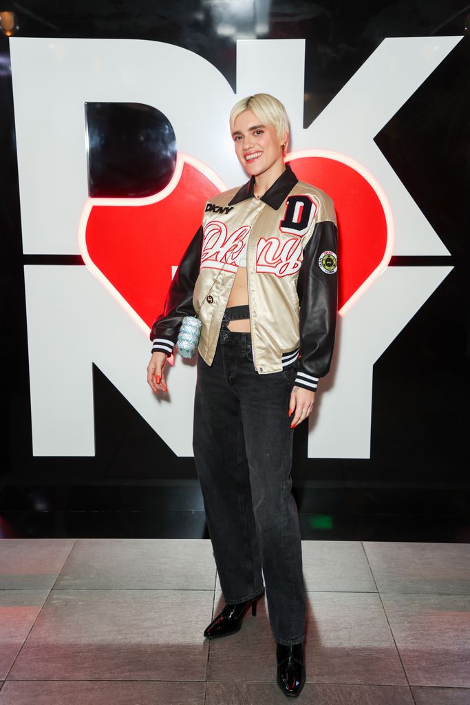 Tigerlily Taylor attends a cocktail event as DKNY celebrates Heart Of NY pop-up at Harrods on April 9, 2024 in London, England. (Photo by Dave Benett/Getty Images for DKNY)