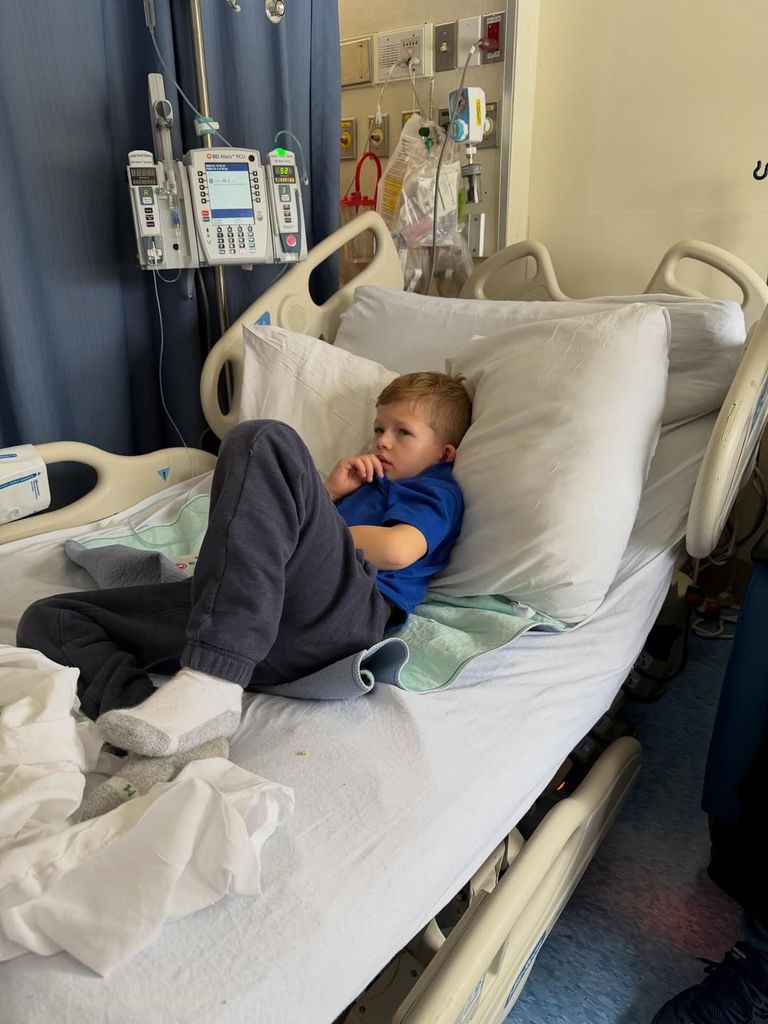 Dylan Dreyer's son Oliver in the hospital with the flu