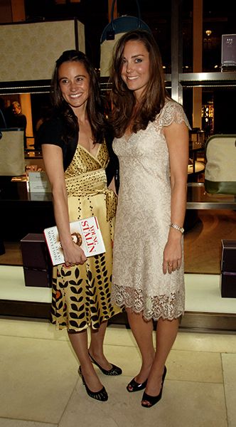 pippa and kate middleton young