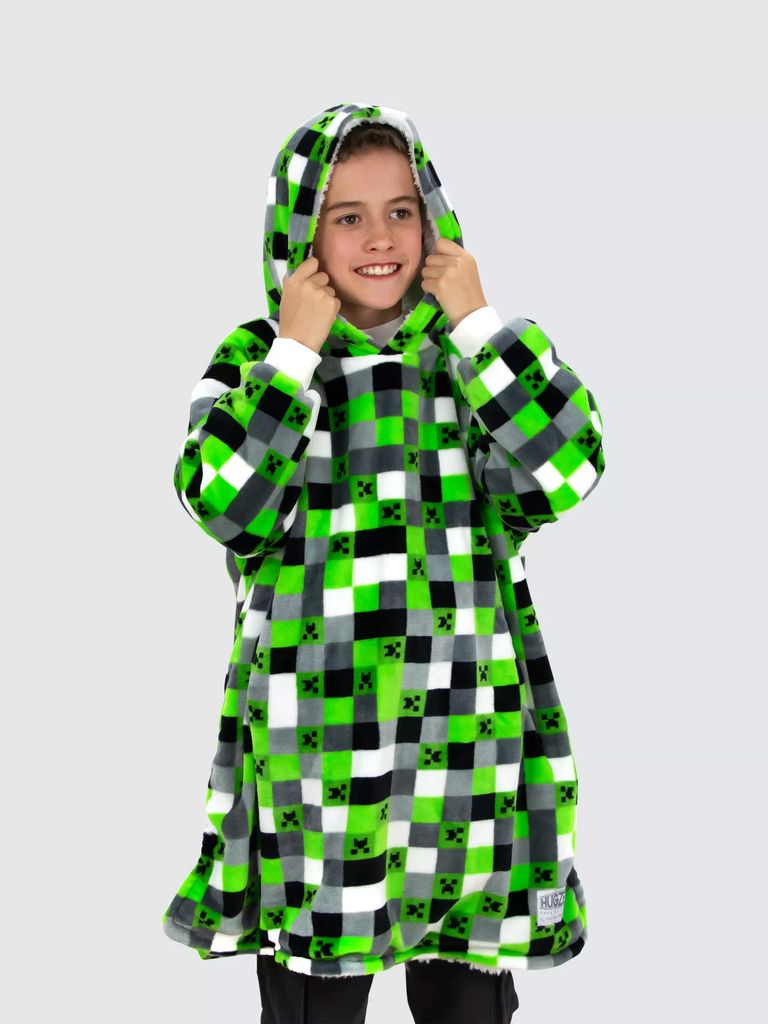 Minecraft hoodie blanket