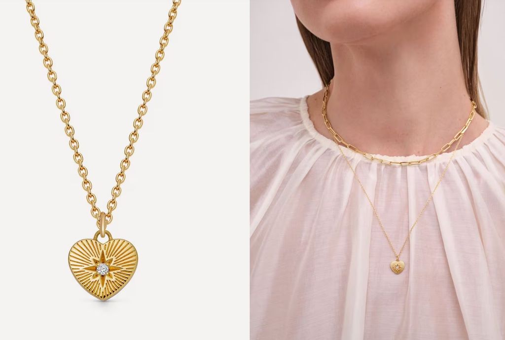 Astley Clarke Biography Heart Pendant Necklace