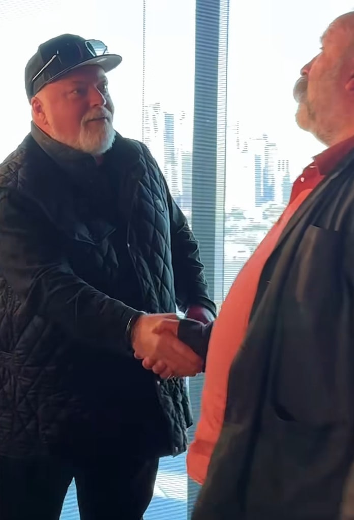 Kyle Sandilands was 'flabbergasted' to meet Dick and Angel