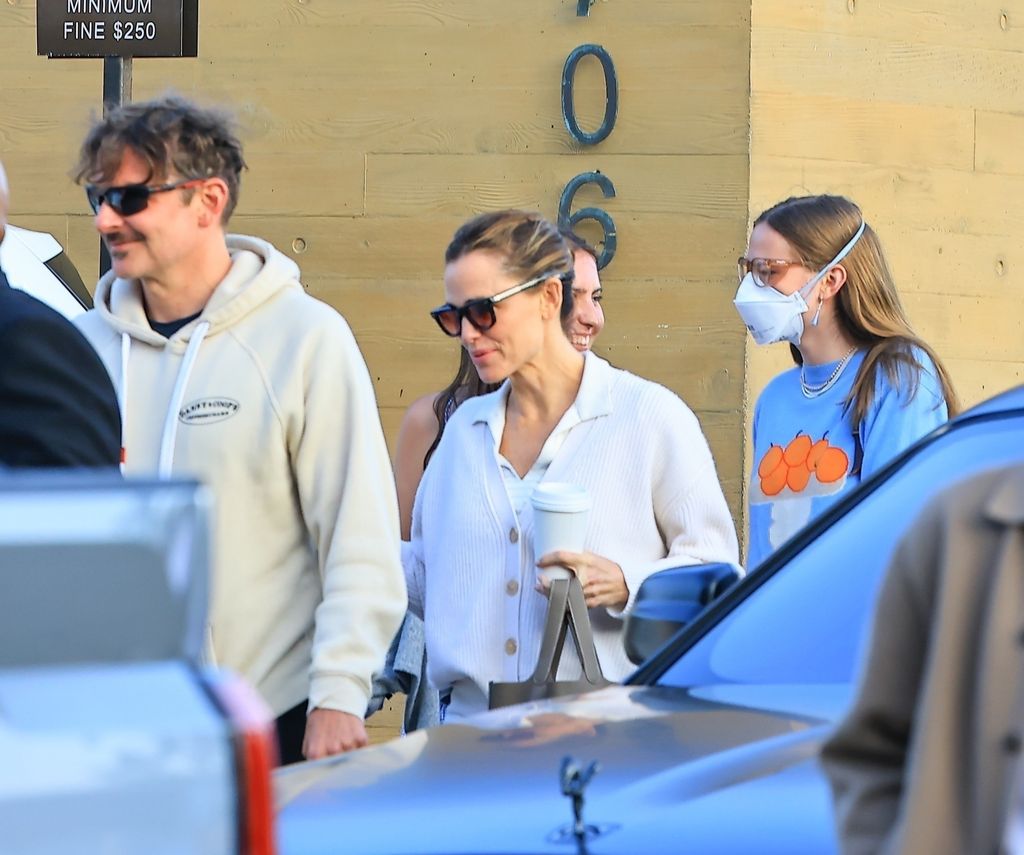 Jennifer Garner and Bradley Cooper spotted leaving Nobu restaurant in Malibu with their children