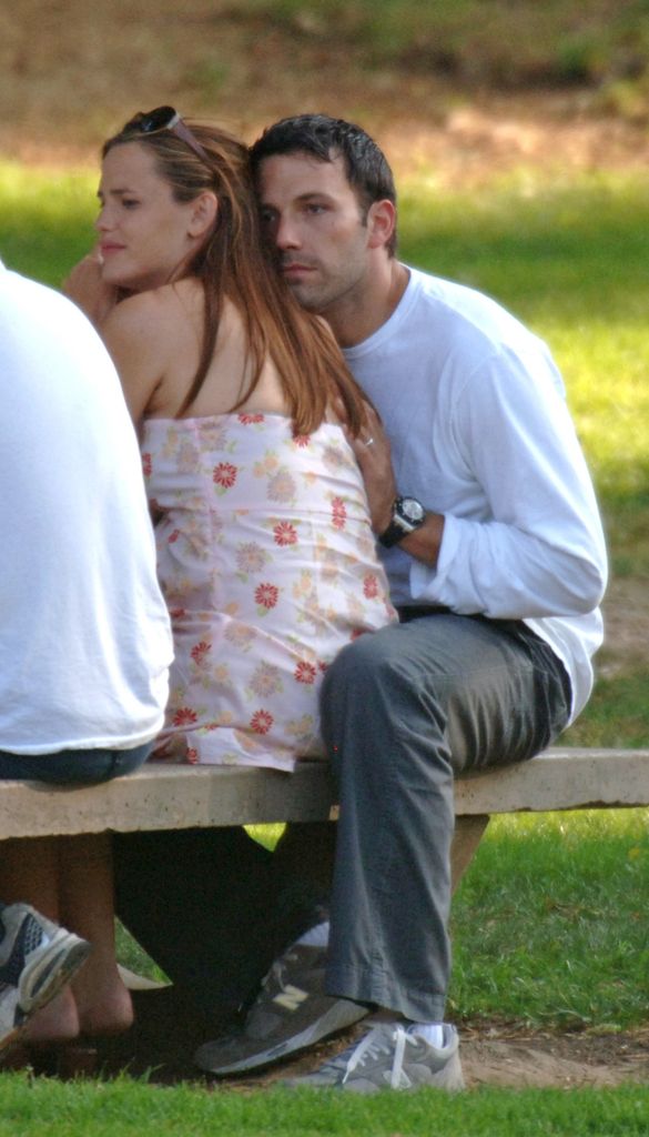 Jennifer Garner and Ben Affleck are seen on August 12, 2005 in Los Angeles, California