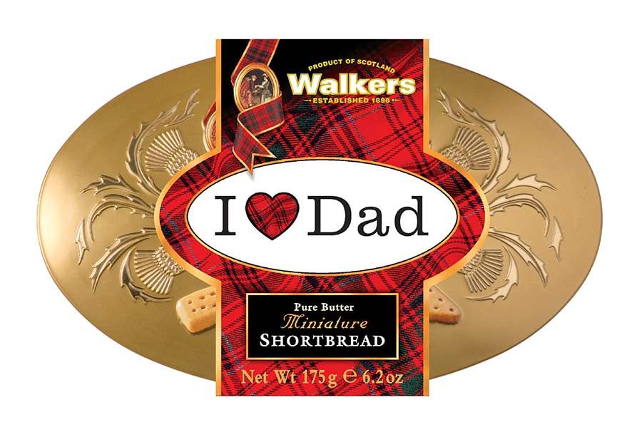 Walkers Shortbread I Love Dad Tin