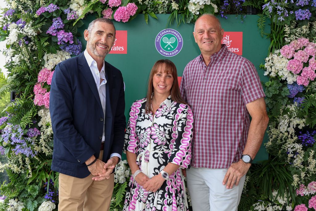 Martin Keown, Beth Tweddle and Steve Redgrave attend as a guest of Emirates, Official Airline Partner of The Championships