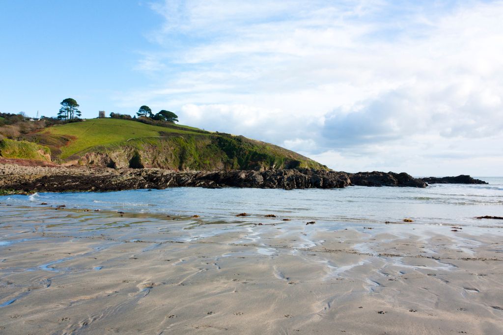 Stock image of Talland Bay Cornwall England