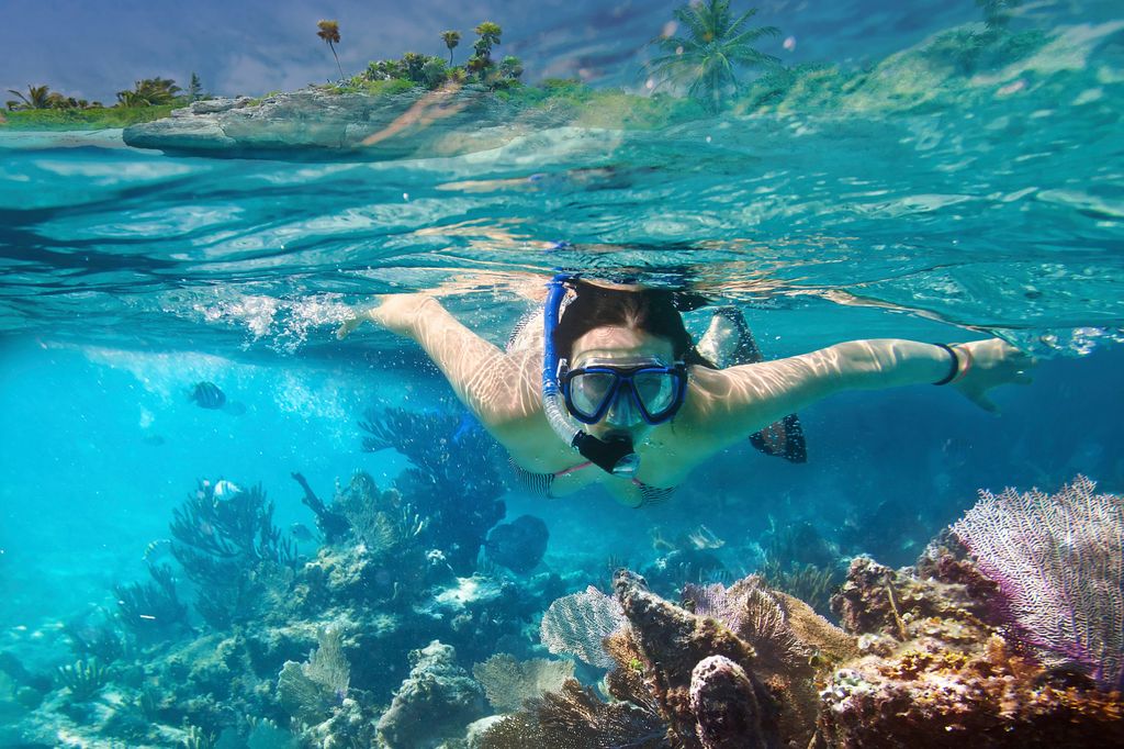 Snorkelling is great at Iriki