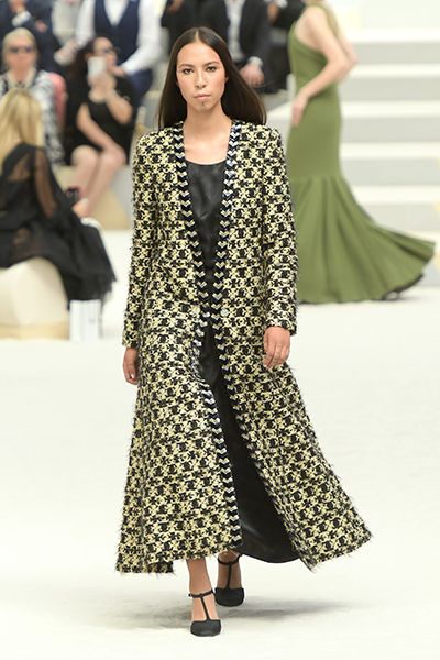 Quannah Chasinghorse Walking In Chanel AW22 show