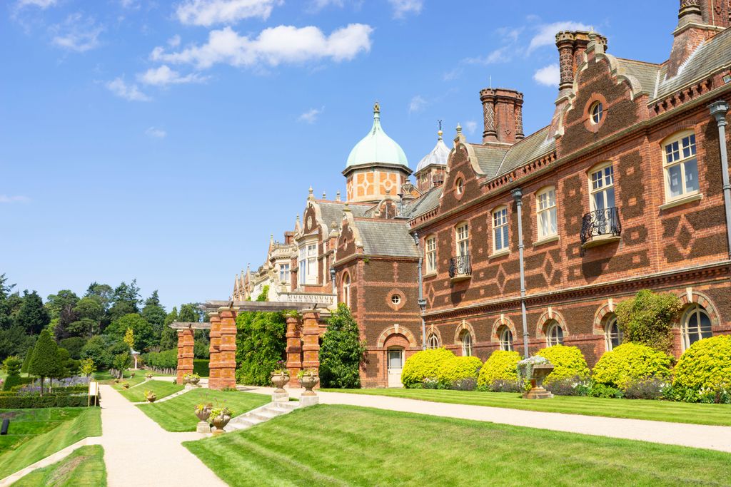 Les magnifiques jardins sont si beaux à Sandringham 