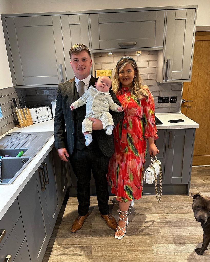 Gogglebox's Georgia Bell, her partner Josh and their baby son Hugh